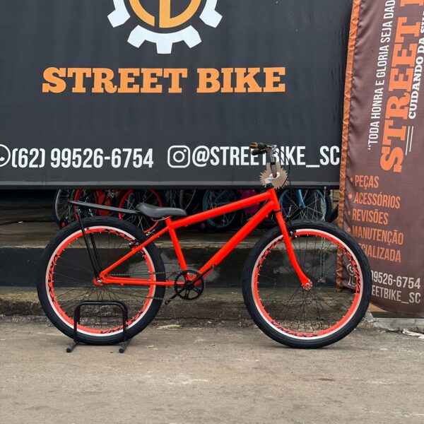 BICICLETA MONTADINHA BH ARO 26 LARANJA NEON