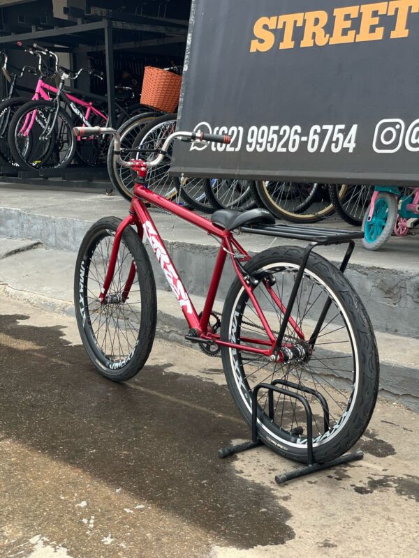 Bicicleta aro 26 montadinha bh vermelha - Imagem 3