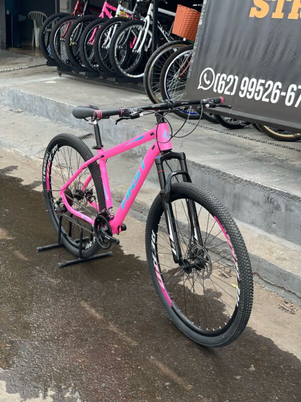 Bicicleta aro 29 mountain bike rosa - Imagem 3