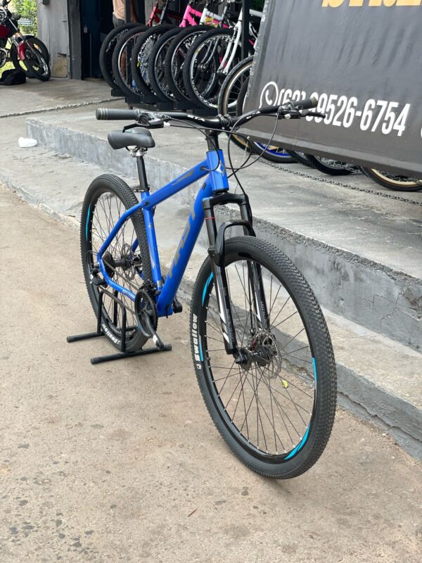 Bicicleta aro 29 mountain bike azul - Imagem 2