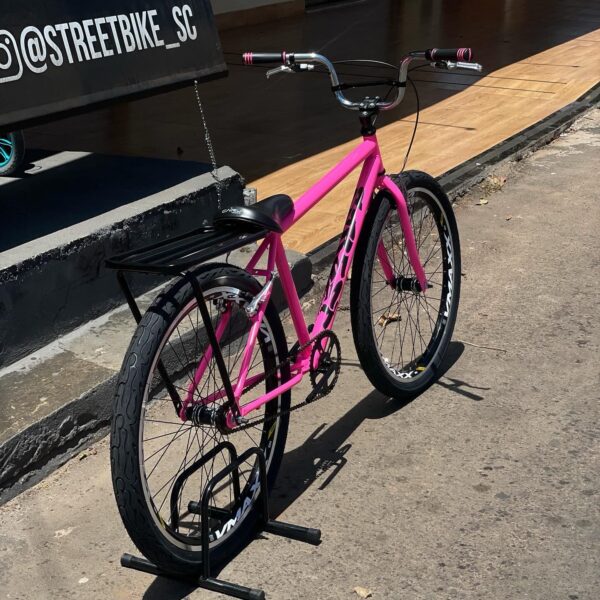 Bicicleta montadinha bh aro 26 reto rosa - Imagem 3