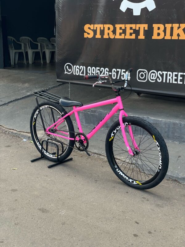 Bicicleta montadinha bh aro 26 reduzida rosa - Imagem 2