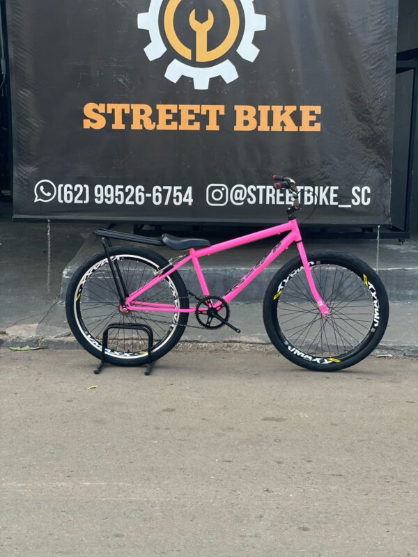Bicicleta montadinha bh aro 26 reduzida rosa