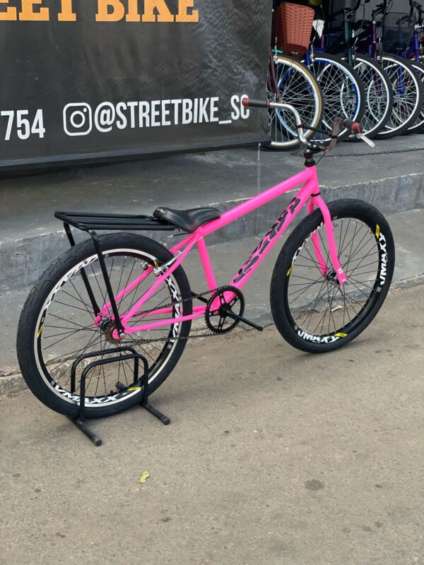 Bicicleta montadinha bh aro 26 reduzida rosa - Imagem 3