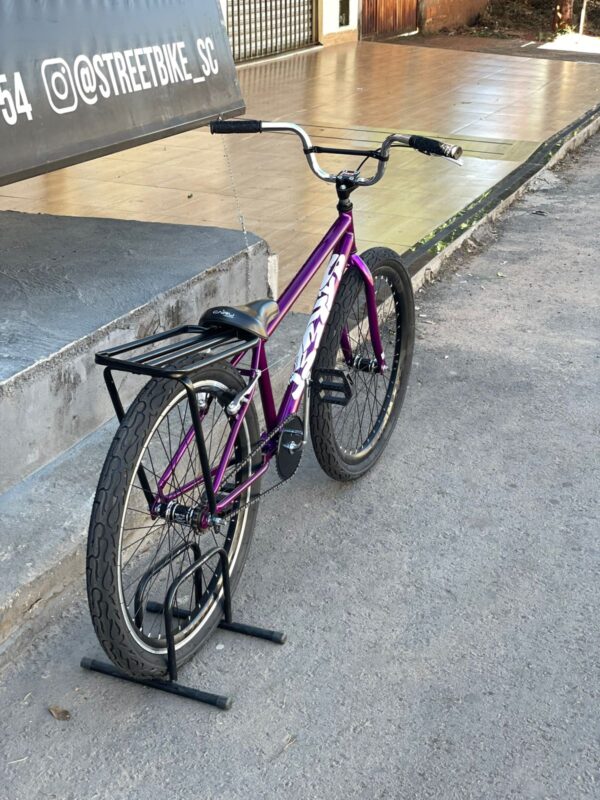 Bicicleta montadinha bh aro 26 reduzida roxa - Imagem 3