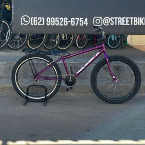Bicicleta montadinha bh aro 26 reduzida roxa