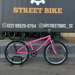 Bicicleta montadinha bh aro 26 reduzida rosa