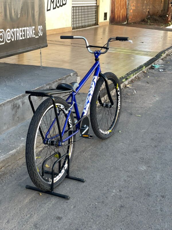 Bicicleta montadinha bh aro 26 reduzido azul com garfo sundown - Imagem 2