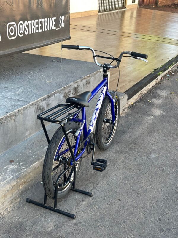Bicicleta montadinha bh aro 20 reto azul - Imagem 3