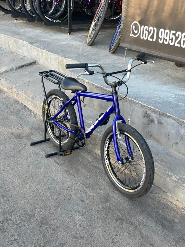 Bicicleta montadinha bh aro 20 reto azul - Imagem 2