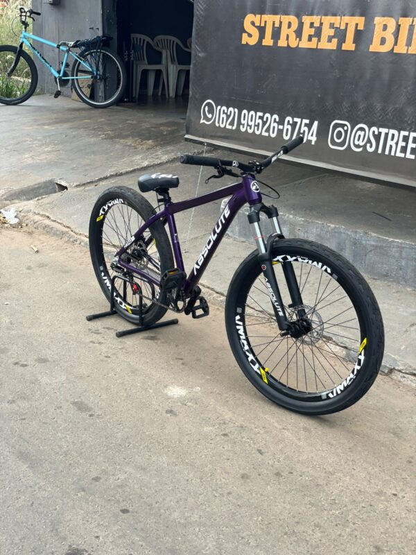 Bicicleta aro 26 absolute nero 5 roxo - Imagem 2