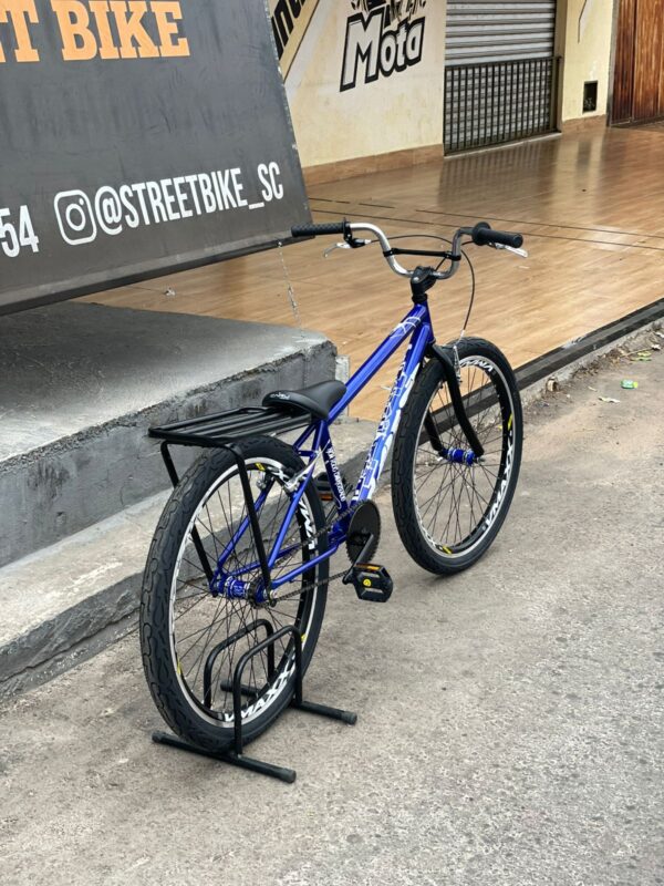 Bicicleta montadinha bh personalizada aro 26 reduzida azul - Imagem 2