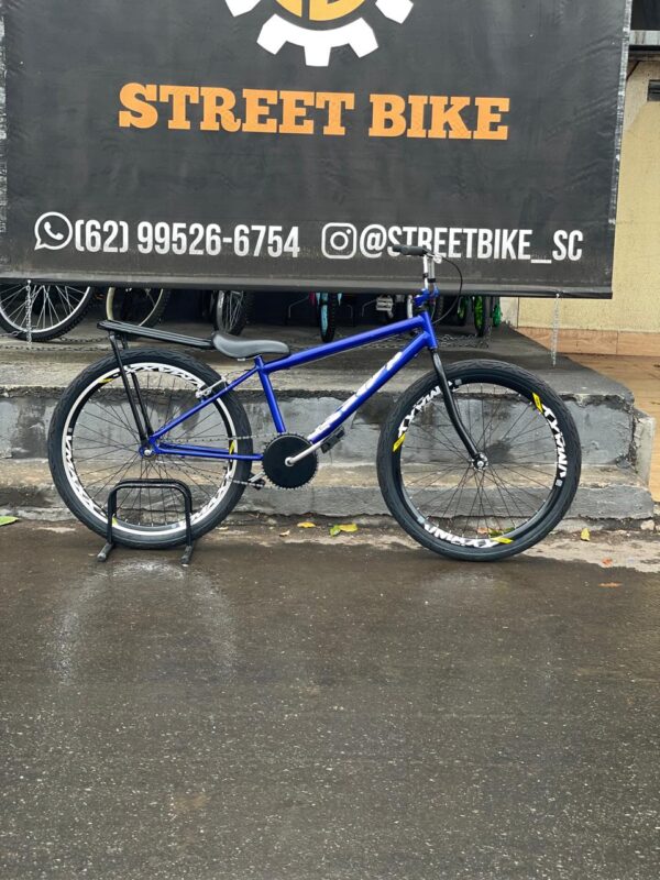 Bicicleta montadinha bh aro 26 reduzida azul