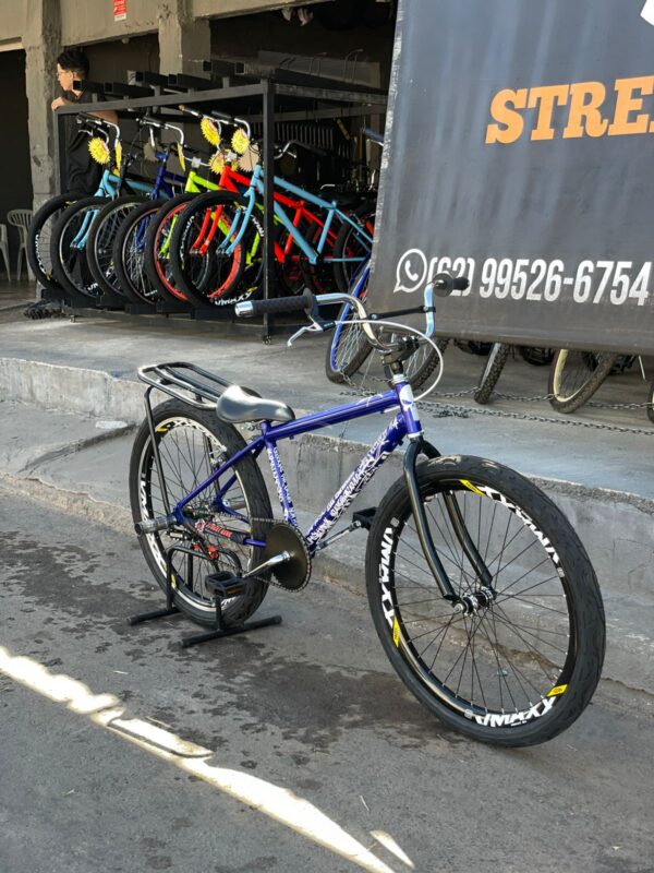 Bicicleta montadinha bh PREMIUM 26 COM CUBO BARULHENTO AZUL - Imagem 2
