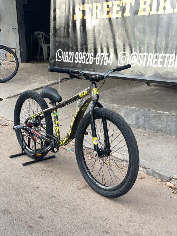 BICICLETA HUPI NAJA CINZA COM GARFO MASTER