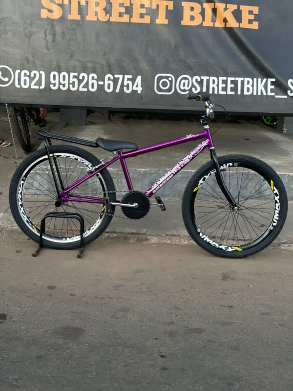 Bicicleta montadinha bh PREMIUM 26 COM CUBO BARULHENTO ROXA - Imagem 2