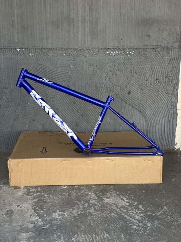 Quadro aro 26 reduzido adesivado samy azul