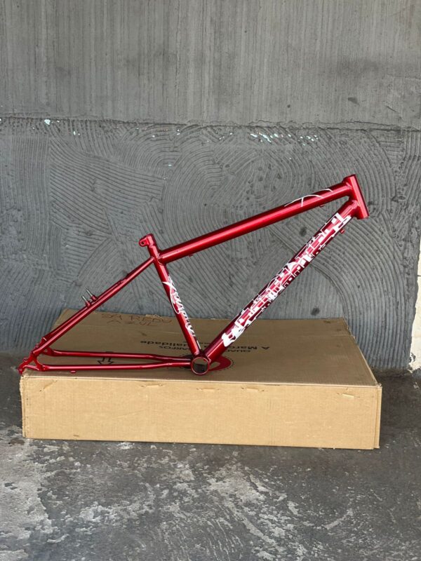 Quadro aro 26 reduzido adesivado samy vermelho
