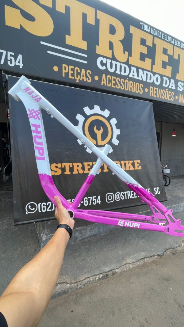 quadro hupi naja modelo novo rosa\branco