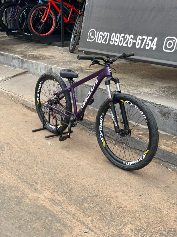 BICICLETA ARO 26 ABSOLUTE NERO 5 TAMANHO 15 ROXA - Imagem 2