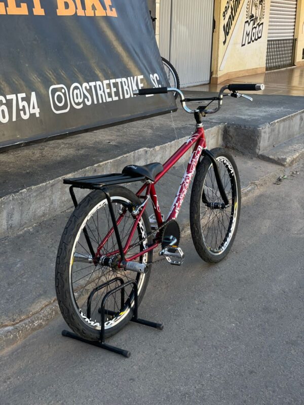 Bicicleta montadinha bh personalizada aro 26 reduzida vermelha - Imagem 3