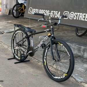 MONTADINHA BH ARO 26 PRETO FOSCO PERSONALIZADA